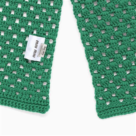 sciarpa miu miu